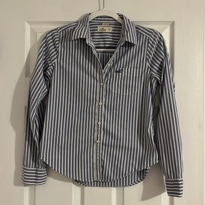 striped Hollister button up